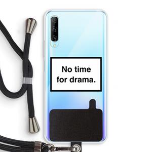 CaseCompany No drama: Huawei P Smart Pro Transparant Hoesje met koord