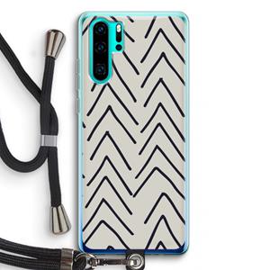 CaseCompany Marrakech Arrows: Huawei P30 Pro Transparant Hoesje met koord