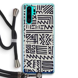 CaseCompany Marrakech print: Huawei P30 Pro Transparant Hoesje met koord