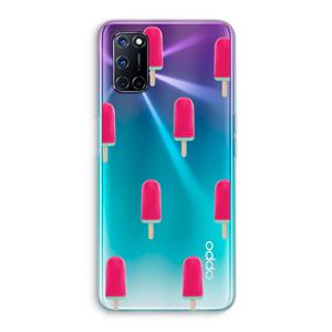 CaseCompany Waterijsje: Oppo A92 Transparant Hoesje