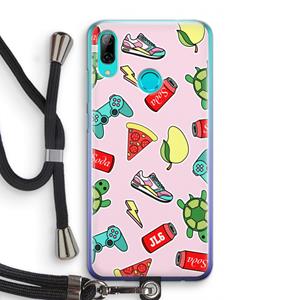 CaseCompany Things Jamie Loves: Huawei P Smart (2019) Transparant Hoesje met koord