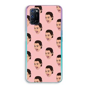 CaseCompany Ugly Cry Call: Oppo A92 Transparant Hoesje