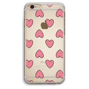 CaseCompany Ondersteboven verliefd: iPhone 6 Plus / 6S Plus Transparant Hoesje