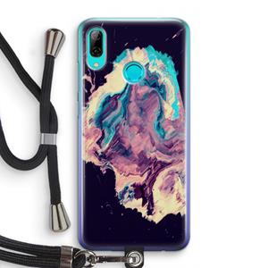 CaseCompany Cosmic Silence: Huawei P Smart (2019) Transparant Hoesje met koord