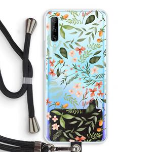 CaseCompany Sweet little flowers: Huawei P Smart Pro Transparant Hoesje met koord