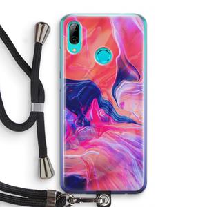CaseCompany Earth And Ocean: Huawei P Smart (2019) Transparant Hoesje met koord
