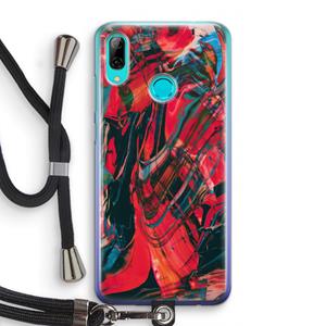 CaseCompany Endless Descent: Huawei P Smart (2019) Transparant Hoesje met koord