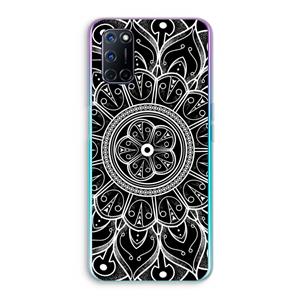 CaseCompany Roses Are Red: Oppo A92 Transparant Hoesje