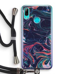 CaseCompany Light Years Beyond: Huawei P Smart (2019) Transparant Hoesje met koord
