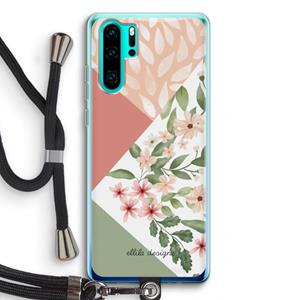 CaseCompany Sweet heaven geometrics: Huawei P30 Pro Transparant Hoesje met koord