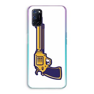 CaseCompany Pew Pew Pew: Oppo A92 Transparant Hoesje