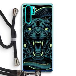 CaseCompany Cougar and Vipers: Huawei P30 Pro Transparant Hoesje met koord