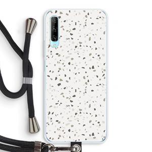 CaseCompany Terrazzo N°14: Huawei P Smart Pro Transparant Hoesje met koord