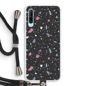 CaseCompany Terrazzo N°16: Huawei P Smart Pro Transparant Hoesje met koord