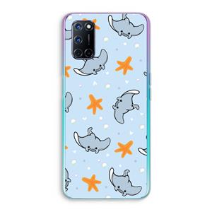 CaseCompany Manta: Oppo A92 Transparant Hoesje