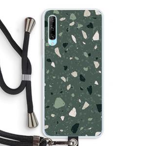 CaseCompany Terrazzo N°19: Huawei P Smart Pro Transparant Hoesje met koord