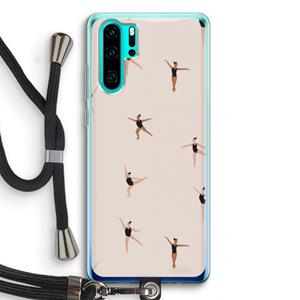 CaseCompany Dancing #1: Huawei P30 Pro Transparant Hoesje met koord