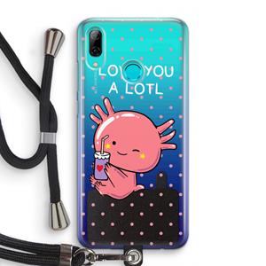 CaseCompany Love You A Lotl: Huawei P Smart (2019) Transparant Hoesje met koord