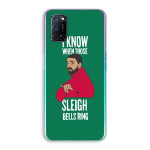 CaseCompany Sleigh Bells Ring: Oppo A92 Transparant Hoesje