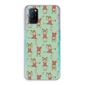 CaseCompany Gymboys: Oppo A92 Transparant Hoesje