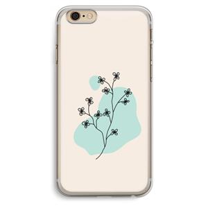 CaseCompany Love your petals: iPhone 6 Plus / 6S Plus Transparant Hoesje