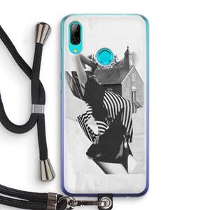CaseCompany House: Huawei P Smart (2019) Transparant Hoesje met koord