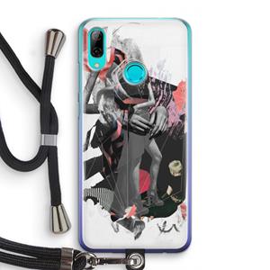 CaseCompany Dissimulation du réel: Huawei P Smart (2019) Transparant Hoesje met koord