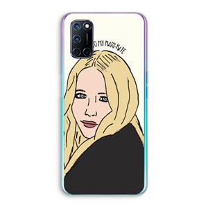 CaseCompany Mary Kate: Oppo A92 Transparant Hoesje