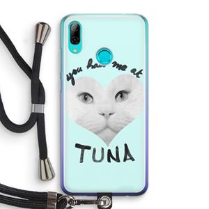 CaseCompany You had me at tuna: Huawei P Smart (2019) Transparant Hoesje met koord
