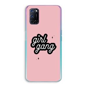CaseCompany Girl Gang: Oppo A92 Transparant Hoesje