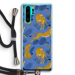 CaseCompany Luipaard: Huawei P30 Pro Transparant Hoesje met koord