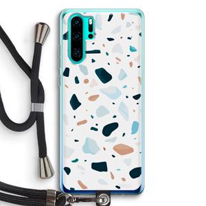 CaseCompany Terrazzo N°13: Huawei P30 Pro Transparant Hoesje met koord