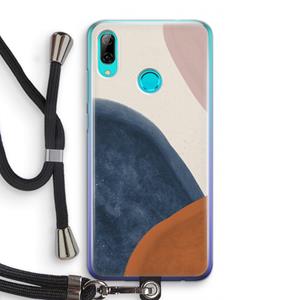 CaseCompany Geo #1: Huawei P Smart (2019) Transparant Hoesje met koord