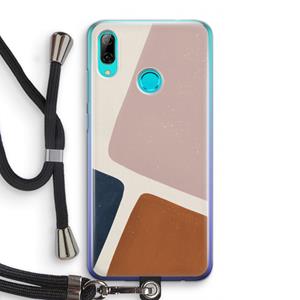 CaseCompany Geo #2: Huawei P Smart (2019) Transparant Hoesje met koord
