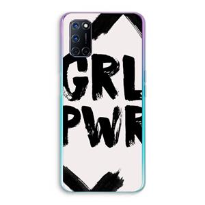 CaseCompany Girl Power #2: Oppo A92 Transparant Hoesje