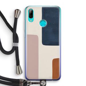 CaseCompany Geo #5: Huawei P Smart (2019) Transparant Hoesje met koord