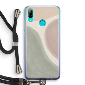 CaseCompany Geo #6: Huawei P Smart (2019) Transparant Hoesje met koord
