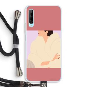 CaseCompany Cosy: Huawei P Smart Pro Transparant Hoesje met koord