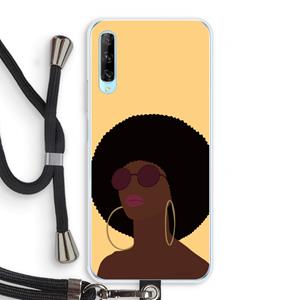 CaseCompany Golden hour: Huawei P Smart Pro Transparant Hoesje met koord