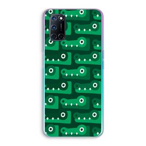 CaseCompany Crocs: Oppo A92 Transparant Hoesje