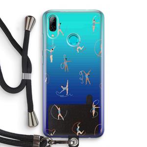 CaseCompany Dancing #3: Huawei P Smart (2019) Transparant Hoesje met koord