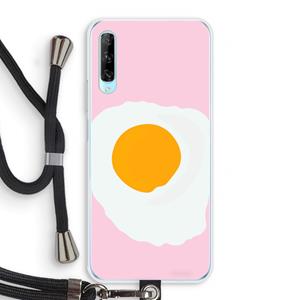 CaseCompany Sunny side up: Huawei P Smart Pro Transparant Hoesje met koord