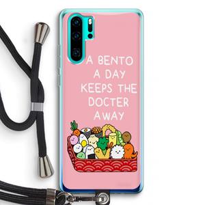 CaseCompany Bento a day: Huawei P30 Pro Transparant Hoesje met koord