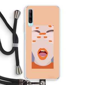 CaseCompany Surprise: Huawei P Smart Pro Transparant Hoesje met koord