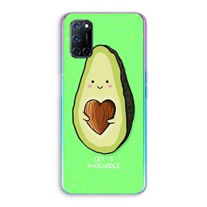 CaseCompany Avocuddle: Oppo A92 Transparant Hoesje