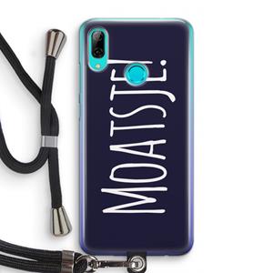 CaseCompany Moatsje!: Huawei P Smart (2019) Transparant Hoesje met koord