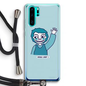CaseCompany Zwaai: Huawei P30 Pro Transparant Hoesje met koord