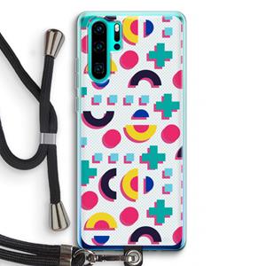 CaseCompany 8-bit N°2: Huawei P30 Pro Transparant Hoesje met koord