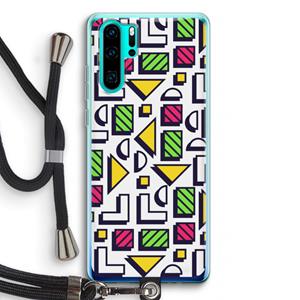 CaseCompany 8-bit N°4: Huawei P30 Pro Transparant Hoesje met koord