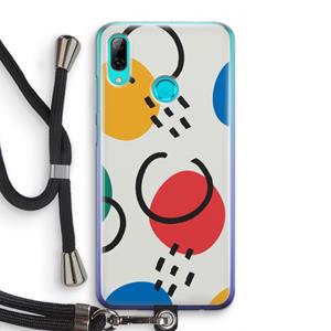 CaseCompany Illustratieve pop 3: Huawei P Smart (2019) Transparant Hoesje met koord